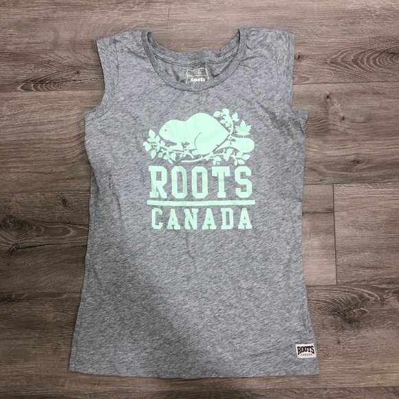 roots grey tee - Picture 1 of 2